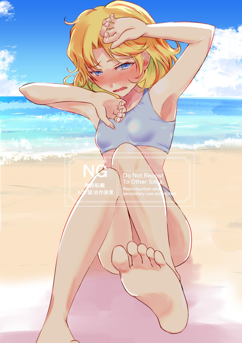 ippai_ippai's tweet image. 砂浜で水着を凝視され「けだもの!!」と思わず言ってしまったユミナ王女です!
skebリクエストありがとうございました!
#FE3 #紋章の謎