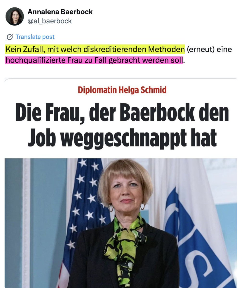 Das nächste hochqualifizierte Opfer!
Was darf Satire? 🤣🤣🤣🤣🤣

#Baerbock #HelgaSchmid #BrosiusGersdorf