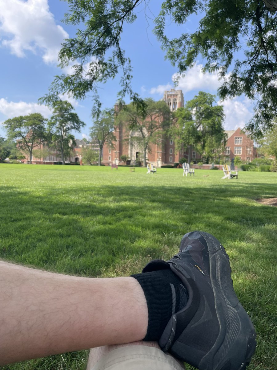 CoachScibelli's tweet image. Responding to emails while taking in the view of the quad at JCU

Love this place!!!!

PS - Please ignore the sock lines and dirty shoe