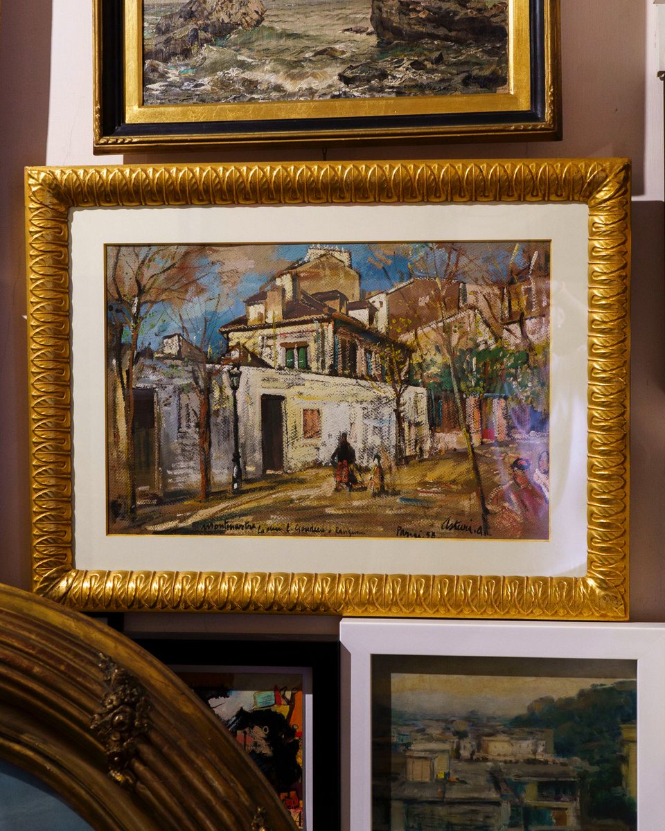 MARCIANOARTE's tweet photo. ANTONIO ASTURI (1904-1986) 
"Monmatre. La Place E. Goudeau e Ravignan"
Tempera grassa su cartone 40x60 del 1958 
. 
https://t.co/rxV0ITzHkM 

#antonioasturi #asturi #marcianoarte #galleriadarte #arte #artecontroilcorona #artwork #artyouready #contemporaryart #modernart #parigi https://t.co/gFjqZ7qkJy