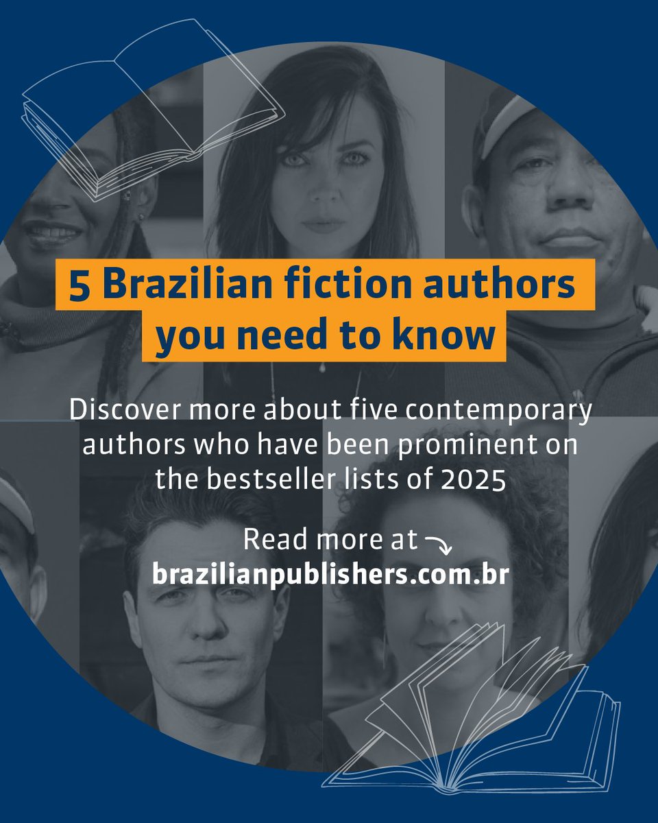 Discover five remarkable Brazilian fiction authors whose stories transport readers through rich narratives, bold themes, and unforgettable characters.

Explore the full list at brazilianpublishers.com.br

#brazilianauthors #fictionwriters #brazilianliterature #mustread