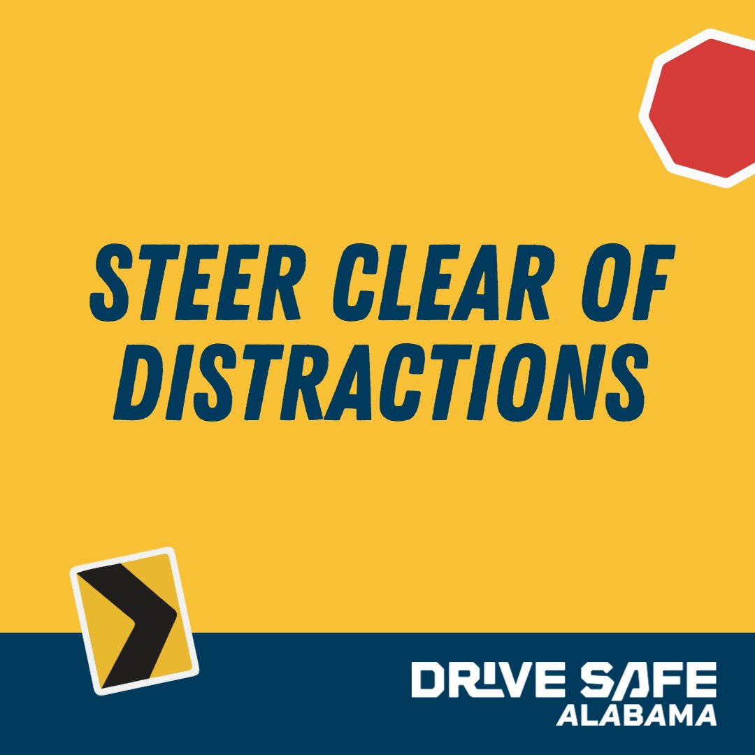 DriveSafeAL's tweet image. Go hands-free! 🚗💨 The Alabama Hands-Free Driving Law states it is illegal to hold a cell phone while driving. Period.