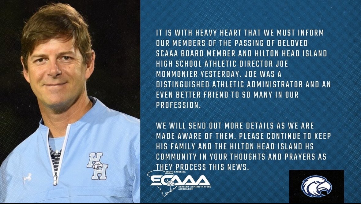 Our entire FIAAA Board of Directors and AD’s in the State of Florida send our deepest condolences to the Monmonier family during this tough time. You are in our thoughts and prayers. #ADFamily