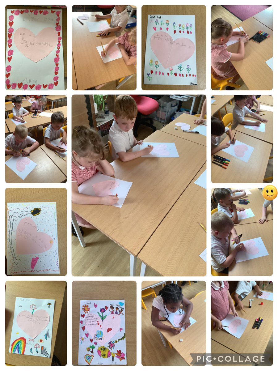 Class1Aspull's tweet image. Today we made some Heart prayers so that God can see what is in our hearts ❤️ #acpsRE
