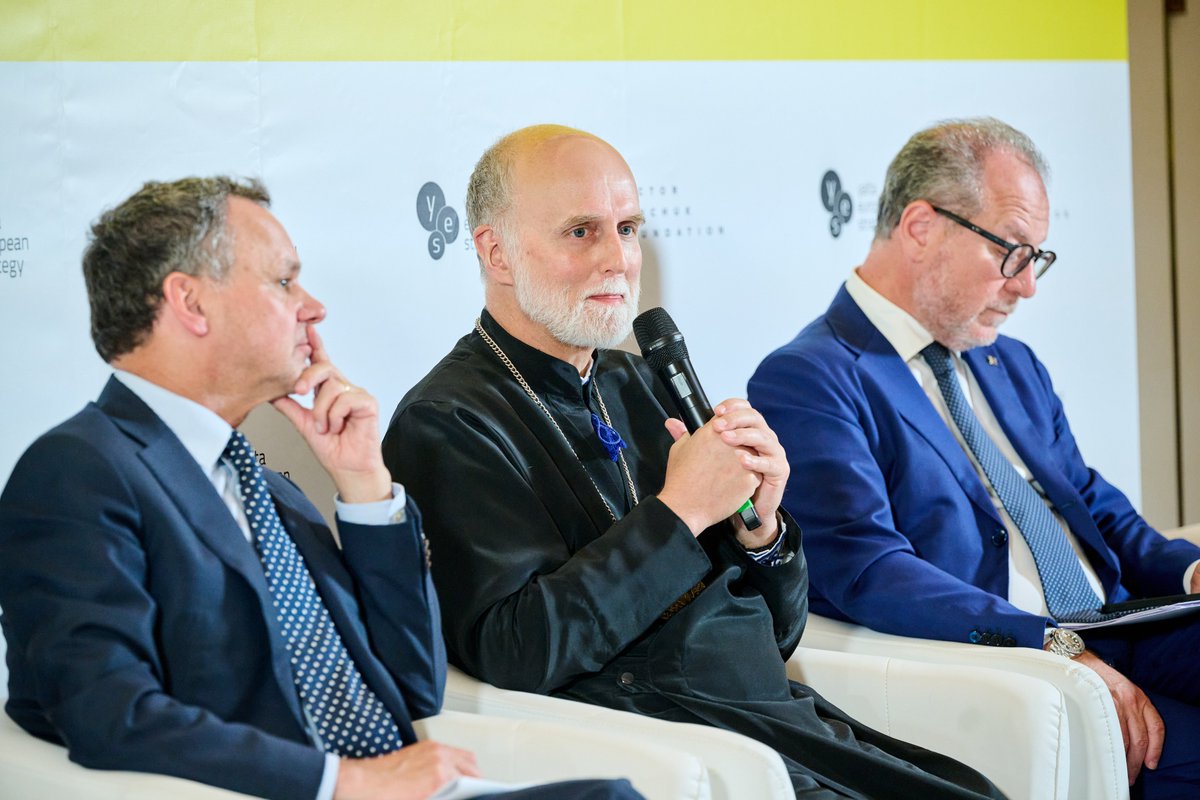 yes_ukraine's tweet image. During the discussion "No Security – No Recovery", organized by Victor Pinchuk Foundation and YES on the occasion of #URC in Rome, Borys Gudziak, Metropolitan-Archbishop, Ukrainian Catholic Archeparchy of Philadelphia, addressed the moral side of the war and how it affects the…