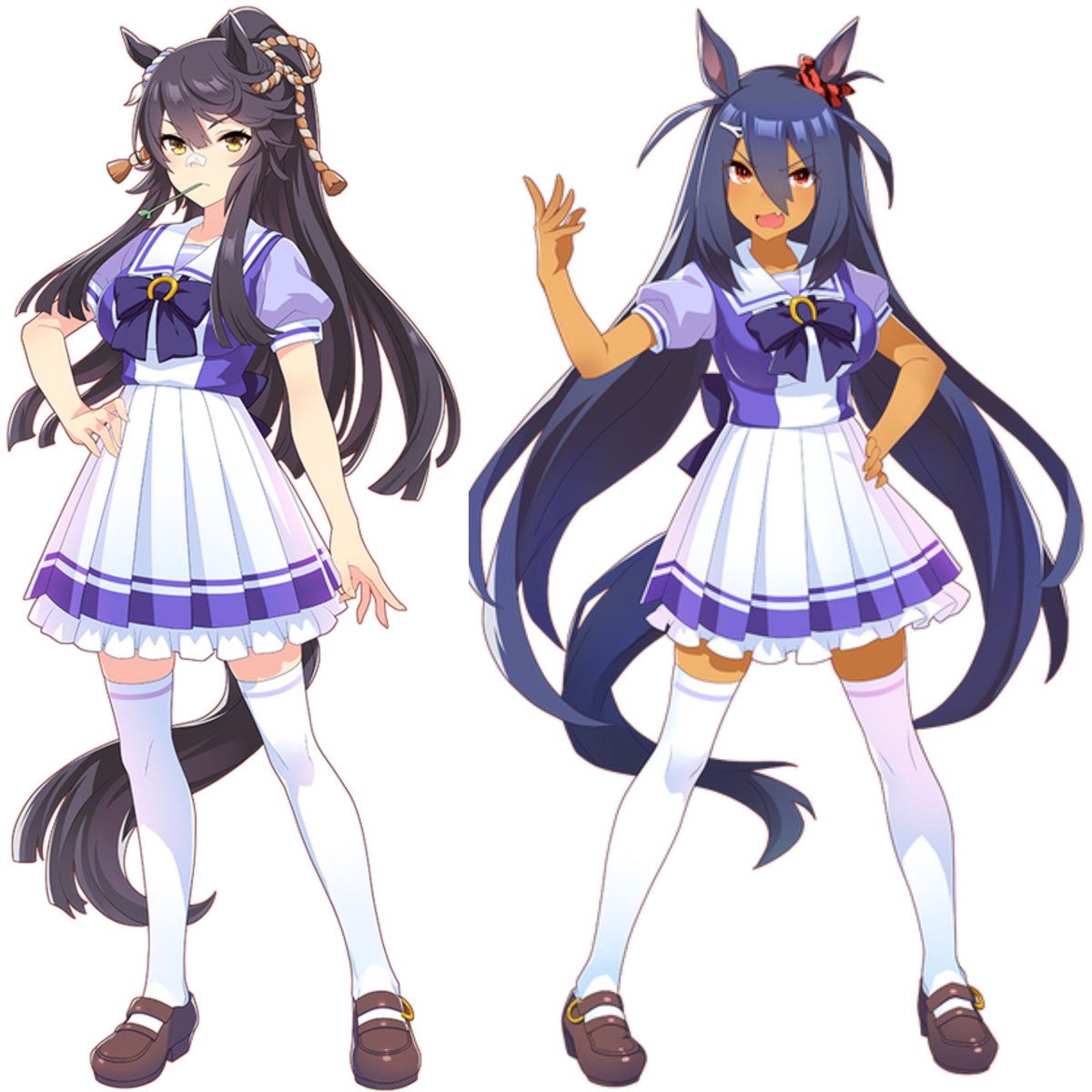 Hello
Narita Brian × Hishi Amazon
Ship name is #nariama

Hey EN server bro
Please give me nariama 
Let's go lesbian

# umamusume