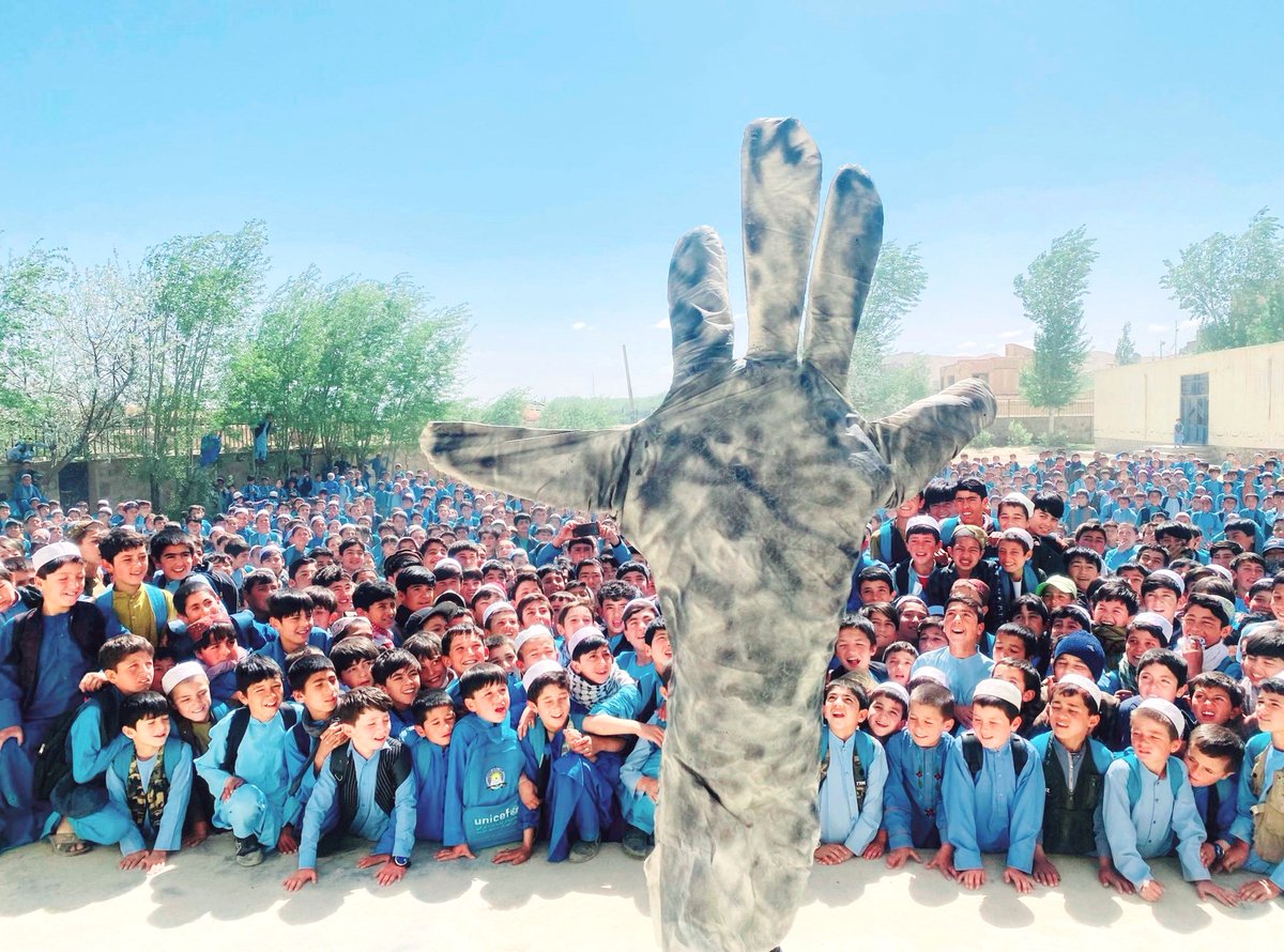 Since 2002, millions of children have experienced our HandWash performance, most recently just a few months ago.
#handwash #education #children #unicef #savethechildren #warchild