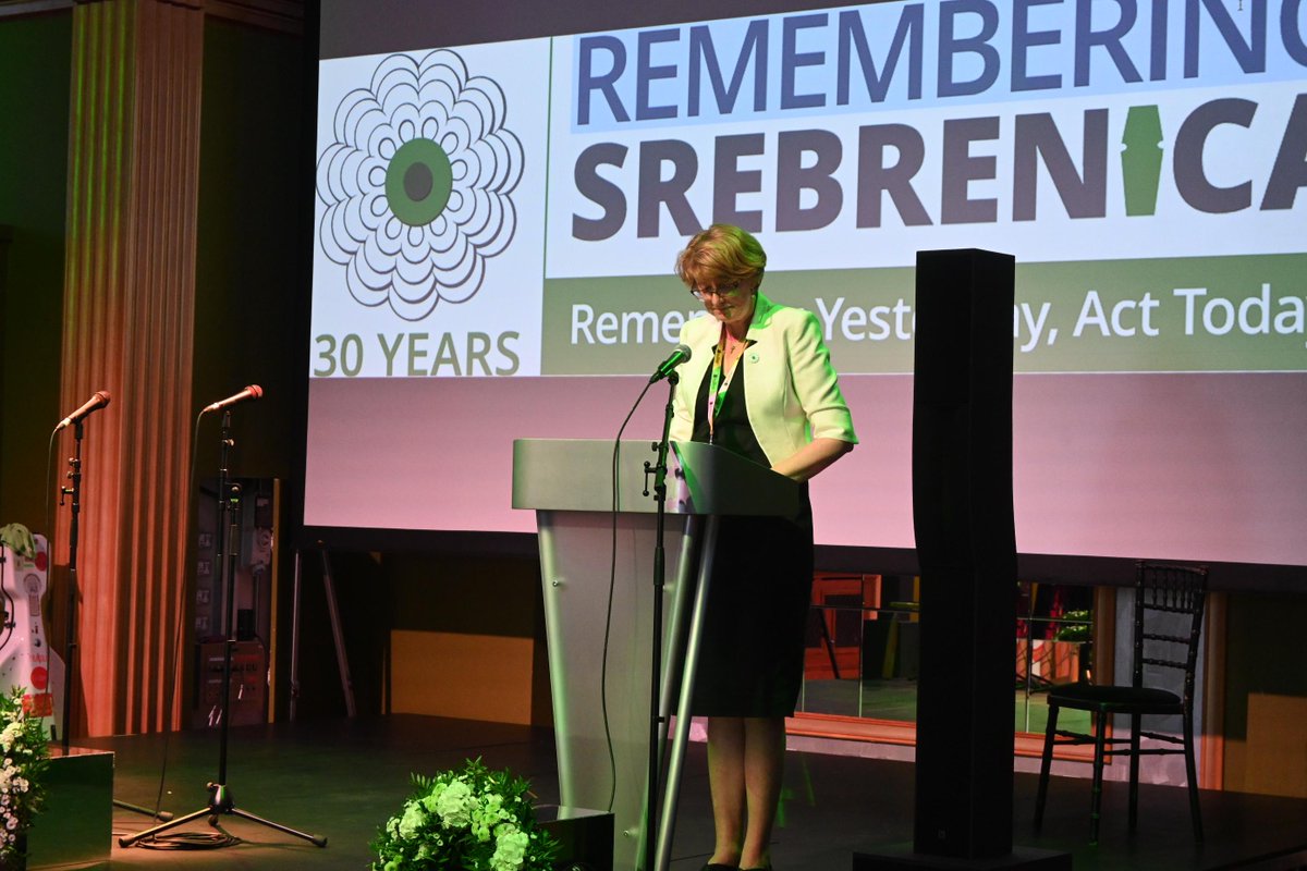 bradfordmdc's tweet image. Remembering Srebrenica – 30 years on.
Many thanks to all those who attended today’s event to mark the 30th anniversary of the Srebrenica genocide. In Bradford today we gathered together to remember the victims and survivors of the genocide.