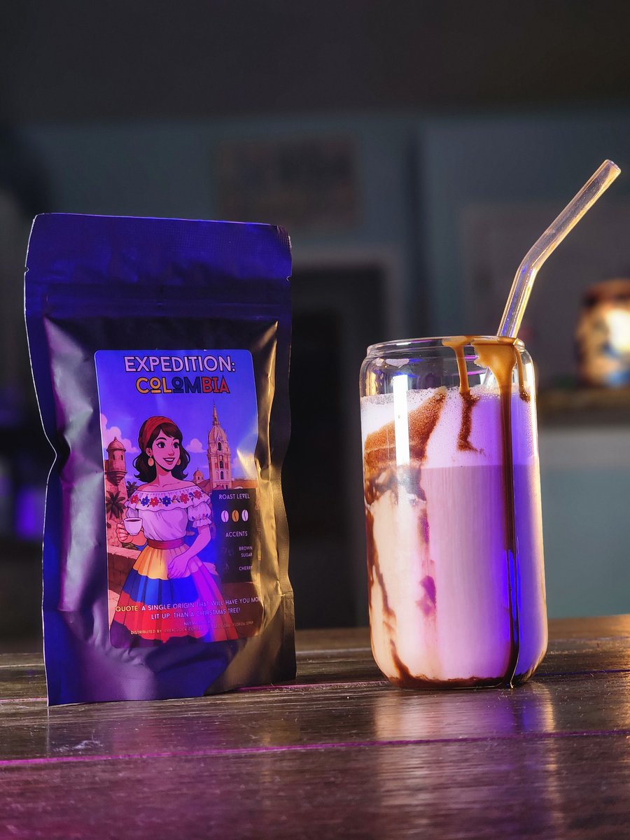 OverclockCoffee's tweet photo. Sipping on this creamy Single Origin Colombian coffee this #GoodFriday ☕️✨ Perfect moment for reflection, gratitude and a little indulgence. May your weekend be filled with peace, love and good vibes! #happyfriyay #icedcoffee #SummerVibes https://t.co/oehQSNg24m