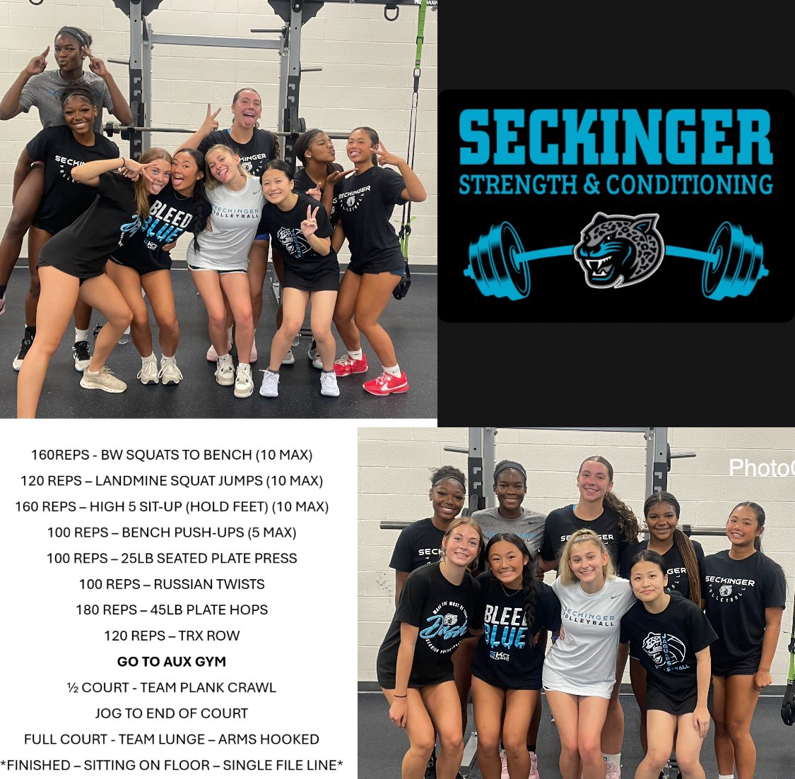 SKG_Strength's tweet image. Morning Workout Complete ☑️ @skg_volleyball competed in a Team Challenge. Top 3 teams were lead by @isabelladinh_ @jst_sydd & @melinaoliveira_vb Great Job by all.. always be ready to compete! @skg_jaguars @skgathletics #seckingerstandard #4theSKG #skgbuilt