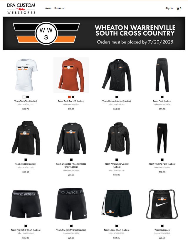 Get your TigerXC spirit wear ordered today! designstudio.dickpondathletics.com/wheaton_warren…