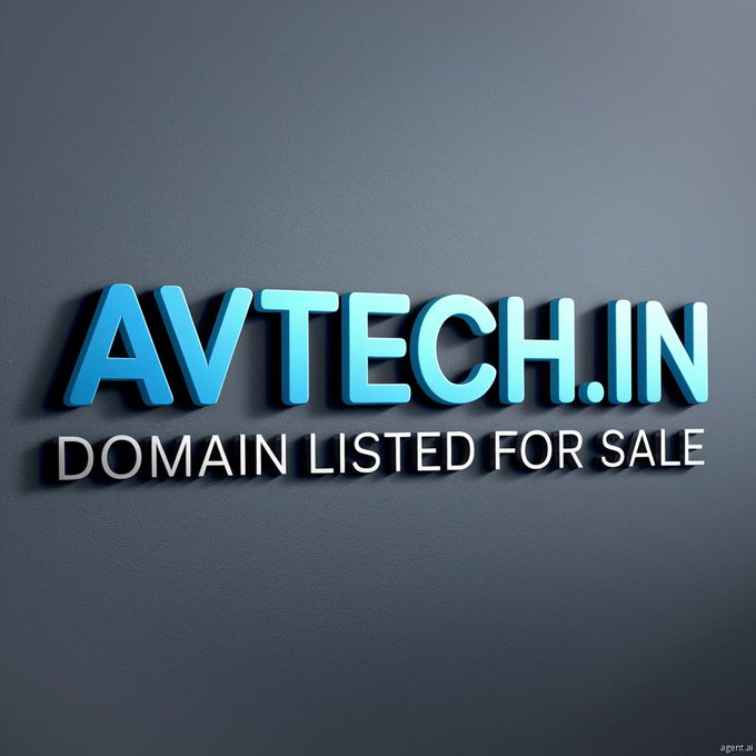 DomainFQ's tweet image. .
Domain Name For Sale

AVTECH.in
.

Golden Opportunity once it&apos;s sold this opportunity will be gone
.
#avtech #technology #innovation #automation #security #surveillance #smart #camera #digital #india #tech #cybersecurity #intelligence #devices #systems #monitoring