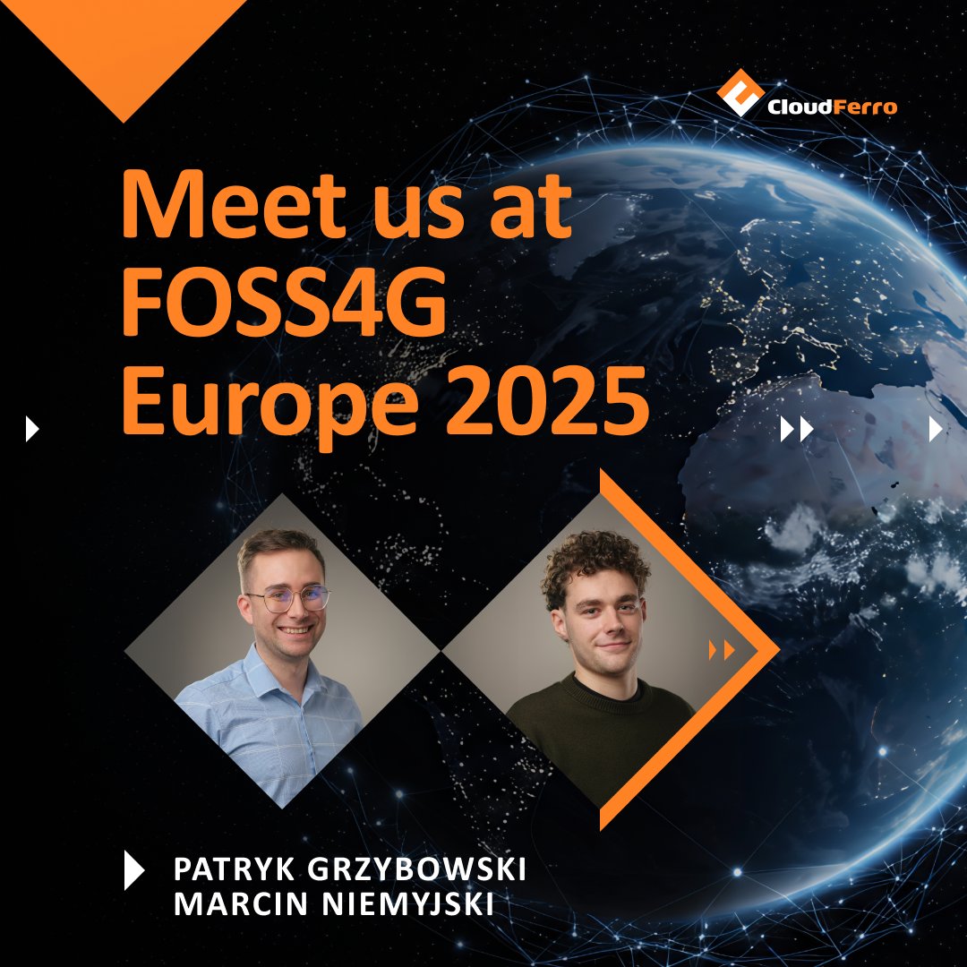 CloudFerro S.A. (@cloudferro) on Twitter photo Meet us at <a href="/foss4ge/">FOSS4G Europe 2025</a> in Mostar, July 14–20!
On July 17, Patryk Grzybowski will talk about DestinE Data Lake services, while Marcin Niemyjski will present EOmetadataTool – a solution for managing STAC metadata.
Come visit our booth and let’s talk!
2025.europe.foss4g.org Meet us at <a href="/foss4ge/">FOSS4G Europe 2025</a> in Mostar, July 14–20!
On July 17, Patryk Grzybowski will talk about DestinE Data Lake services, while Marcin Niemyjski will present EOmetadataTool – a solution for managing STAC metadata.
Come visit our booth and let’s talk!
2025.europe.foss4g.org