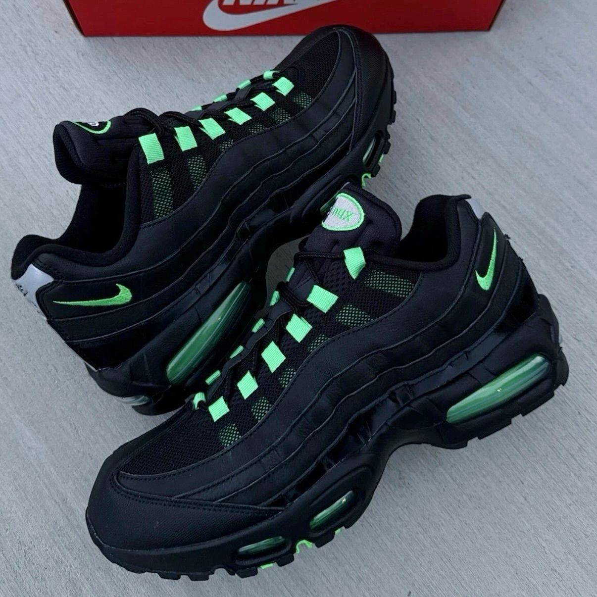 ★NIKE★ Nike Air Max 95 Green Shock ビッグバブル 2025年 発売】NIKE AIR MAX 95 BIG BUBBLE “Black/Green Shock