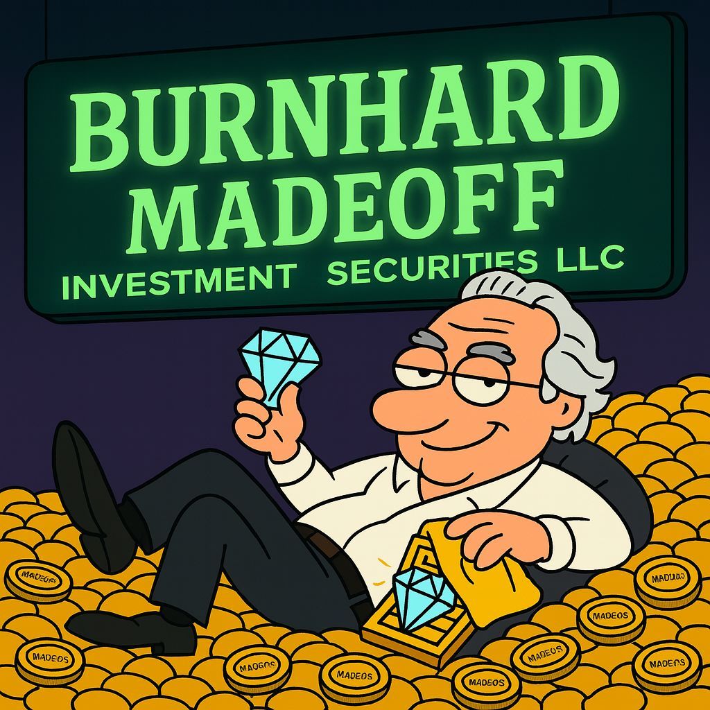 BurnhardMadeoff's tweet photo. Good morning investors.

This is a steady ship, no storms here.
Stay invested.

Burnhard L. Madeoff
#Madeoff https://t.co/d2JTs7S4te
