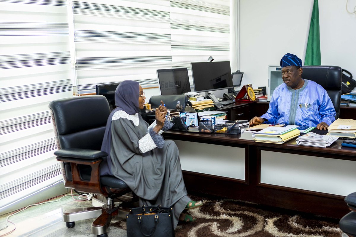 Today, I paid a courtesy visit to the Secretary to the Government of the Federation, Senator George Akume.
<a href="/SGFAkume/">Senator Dr. George Akume</a> 

It was a productive engagement focused on strengthening partnerships that will drive sustainable progress in basic education across Nigeria. I am grateful for