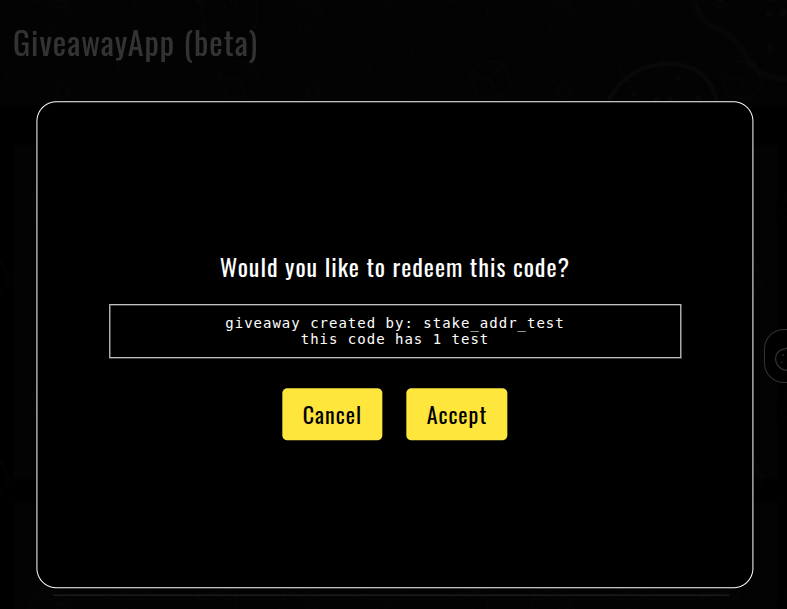 abstractpotato's tweet image. Upcoming updates to the GiveawayApp!

- New 16 character long codes will be added.
- Ability to see what&apos;s in the code before claiming it.

#BuildOnCardano #Cardano $STRCH