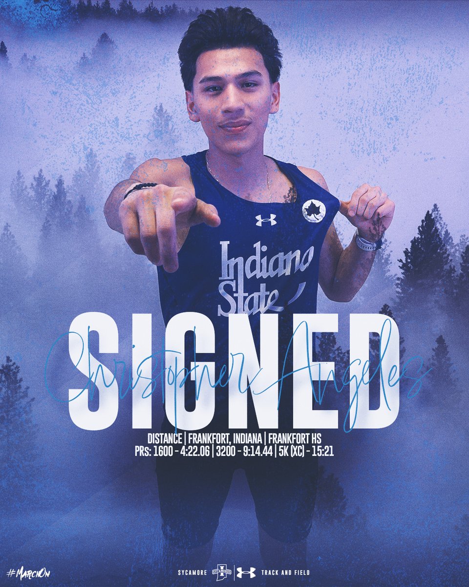 One of the best distance runners in the state will don the 🔵 and ⚪️ next season 😀✍️

Welcome home Christopher!

#MarchOn | #StayRooted | #GrowTheForest