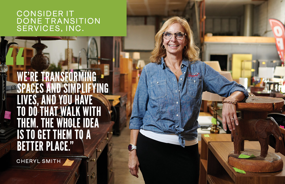 Indiana_EDC's tweet image. 🌟 From heartbreak to hope! In 2015, Cheryl Smith founded Consider It Done to help seniors through tough moves. With support from Indiana SBDC, she grew from a solo venture to 20+ staff &amp;amp; 1,300+ clients. A true Hoosier success story! ❤️ iedc.in.gov/entrepreneursh…