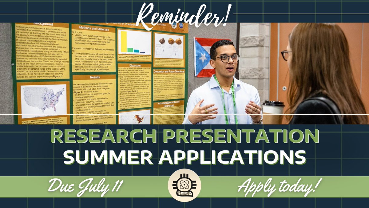 SACNAS's tweet image. 🚨 Last chance! 🚨 Today’s the final day to apply for a Research Presentation Scholarship for #NDiSTEM2025! Share your science at a national #STEM conference, get expert feedback, and grow your network. Apply now: hubs.la/Q03wxq9D0 #STEMLeadership #STEMWorkforce #SACNAS