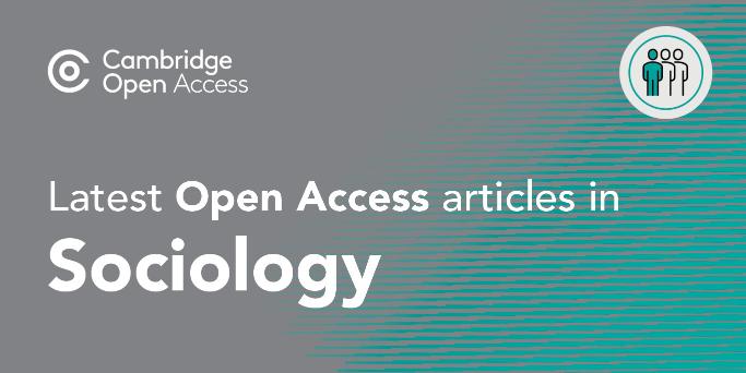 CUP_Anthro_Soc's tweet image. New open access articles in Sociology now available
👉 cup.org/4nG20fZ
#Sociology #OpenAccess #OA