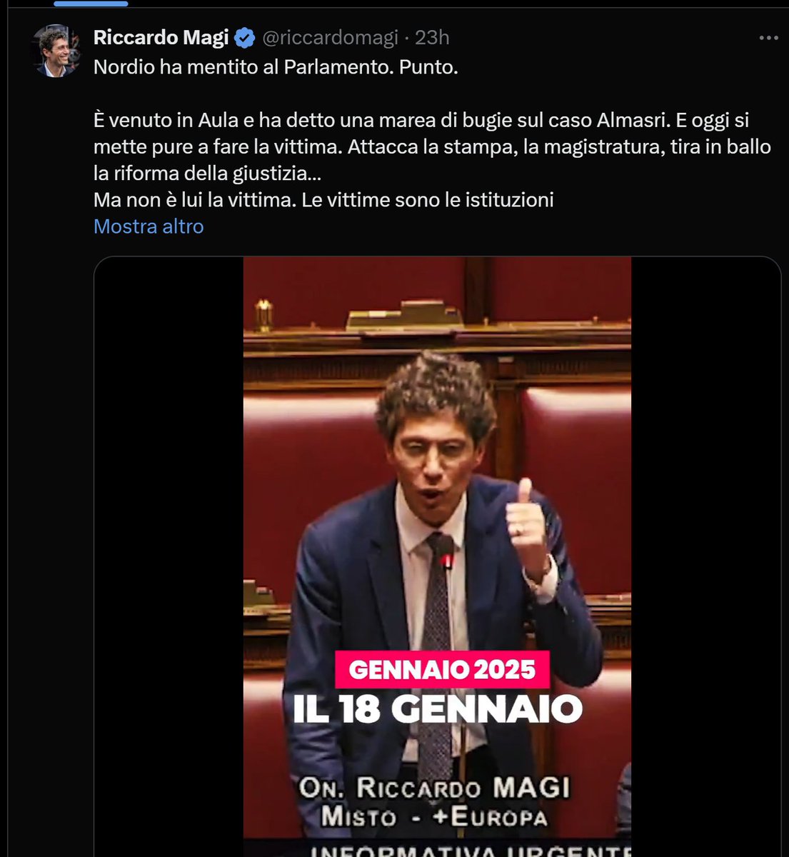 a____capo's tweet image. Nelle ultime 24h #Renzi, #Calenda, Magi e i profili partito di #ItaliaViva #Azione e +Europa hanno usato X varie volte ma non hanno dedicato un tweet di solidarietà a #FrancescaAlbanese.
Ricordatevelo quando vi verranno a raccontare che sono dalla parte del diritto internazionale