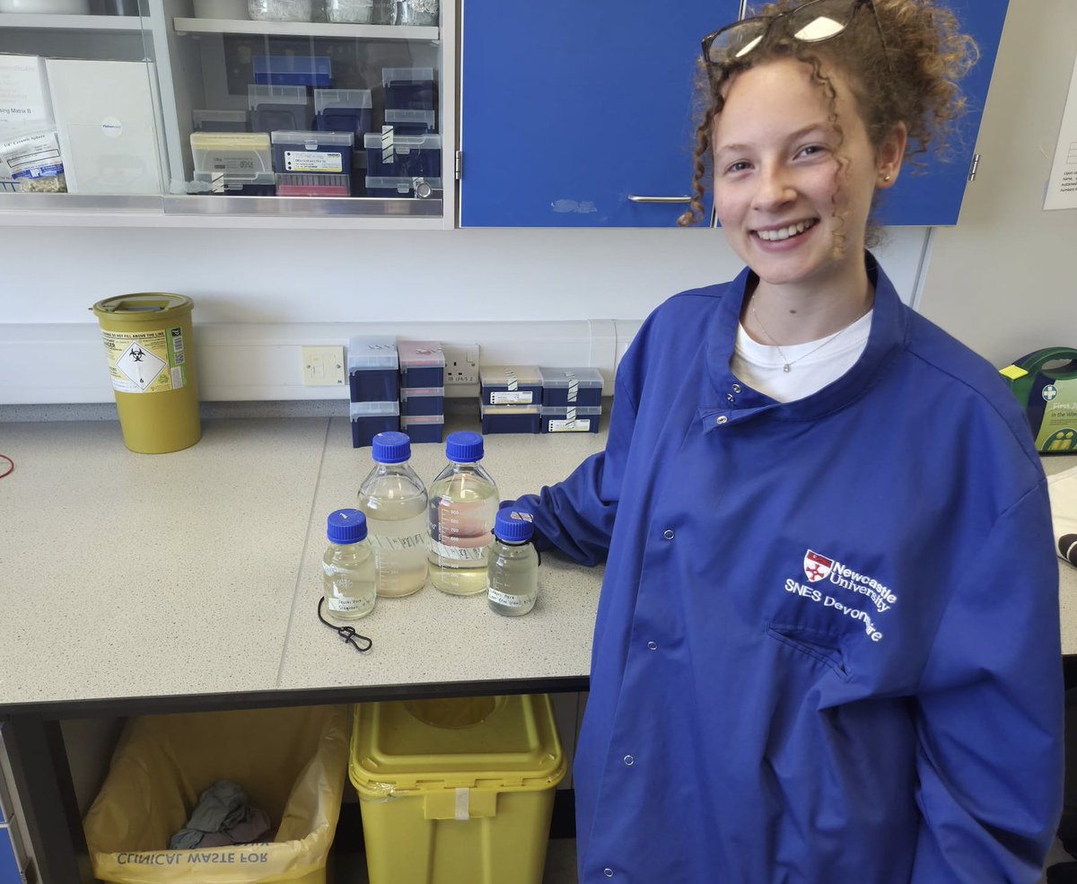 SciencesNCL's tweet image. I collected water samples from the Lort Dene, a hidden river from Leazes Park to the River Tyne. I&apos;m studying its bacterial diversity, which has never been done before. I also sampled the Victorian Tunnels&apos; iron-rich water. Stay tuned for interesting results! #WeAreNCL #placement