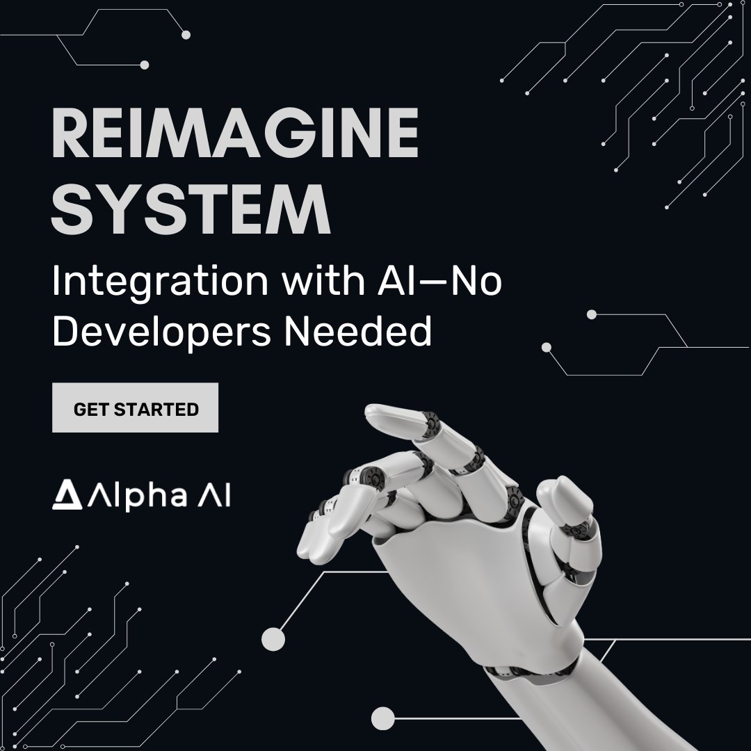 AlphaGroup_ai's tweet image. 🧠 Connect smarter, not harder.
AlphaGroup.ai’s AI-Enabled System Integration lets you:
✅ Skip the code
🤖 Use AI to map data instantly
🔁 Sync in real time
🛡️ Stay secure + compliant

Try it: alphagroup.ai/ai-enabled-sys…
#AI #Automation #SystemIntegration #AlphaGroupAI