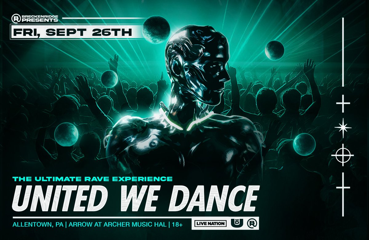 ON SALE NOW!🪩 Join United We Dance, The Ultimate Rave Experience, Friday, September 26 in Arrow at Archer Music Hall. 18+ only.

🎟️:livemu.sc/4lleBDv