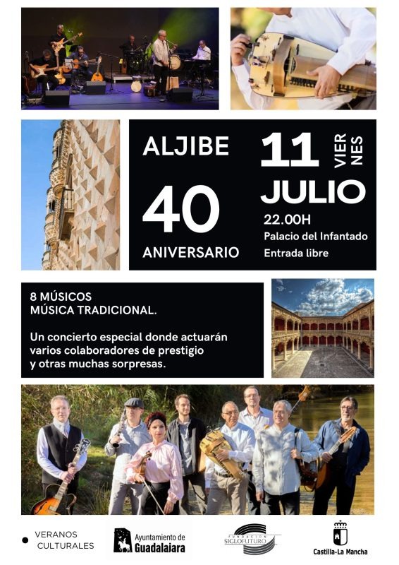 Esta tarde, una actuación llena de colaboradores y sorpresas. <a href="/AljibeFolk/">Aljibe Folk</a>