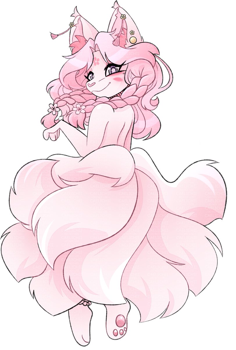 Caelichii's tweet photo. 🌸 Two pretty pink crayon chibis for a user on ToyHouse #Anthro #AnthroArt https://t.co/szoQm6xZq1