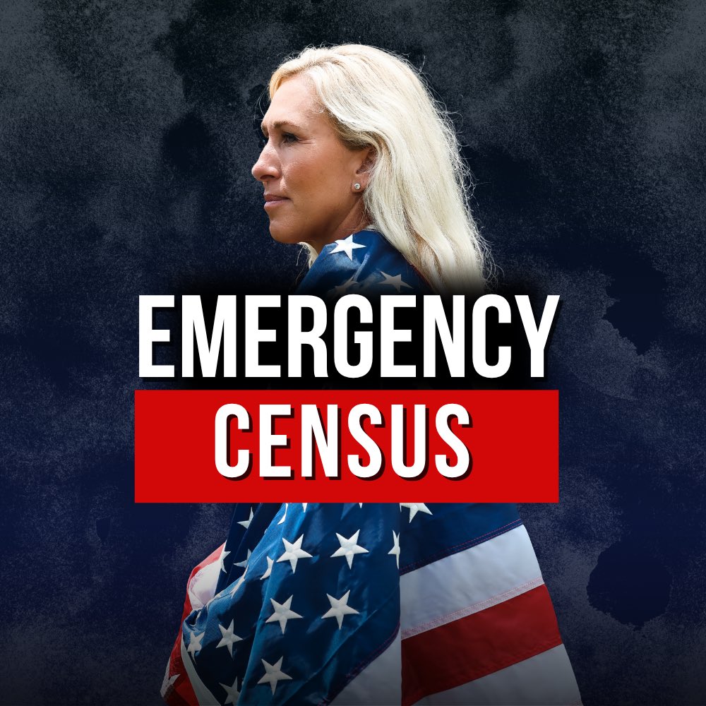 mtgreenee's tweet image. 🚨🚨🚨
Democrats are rigging the system before a single vote is cast—by counting illegal immigrants in congressional maps.
If we don’t act now, they’ll steal AGAIN. I’ve introduced an Emergency Census with President Trump.🇺🇸
👉 Become a Citizen Co-Sponsor:…