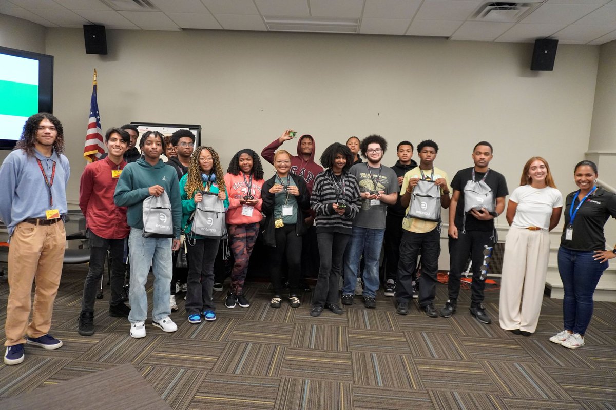EntergyLA's tweet image. The American Association of Blacks in Energy (AABE) Greater New Orleans Chapter, in partnership with STEM NOLA, launched the PowerUp! Bootcamp – a week-long immersive program designed to expose students to the fundamentals of the energy industry. The program was proudly sponsored…