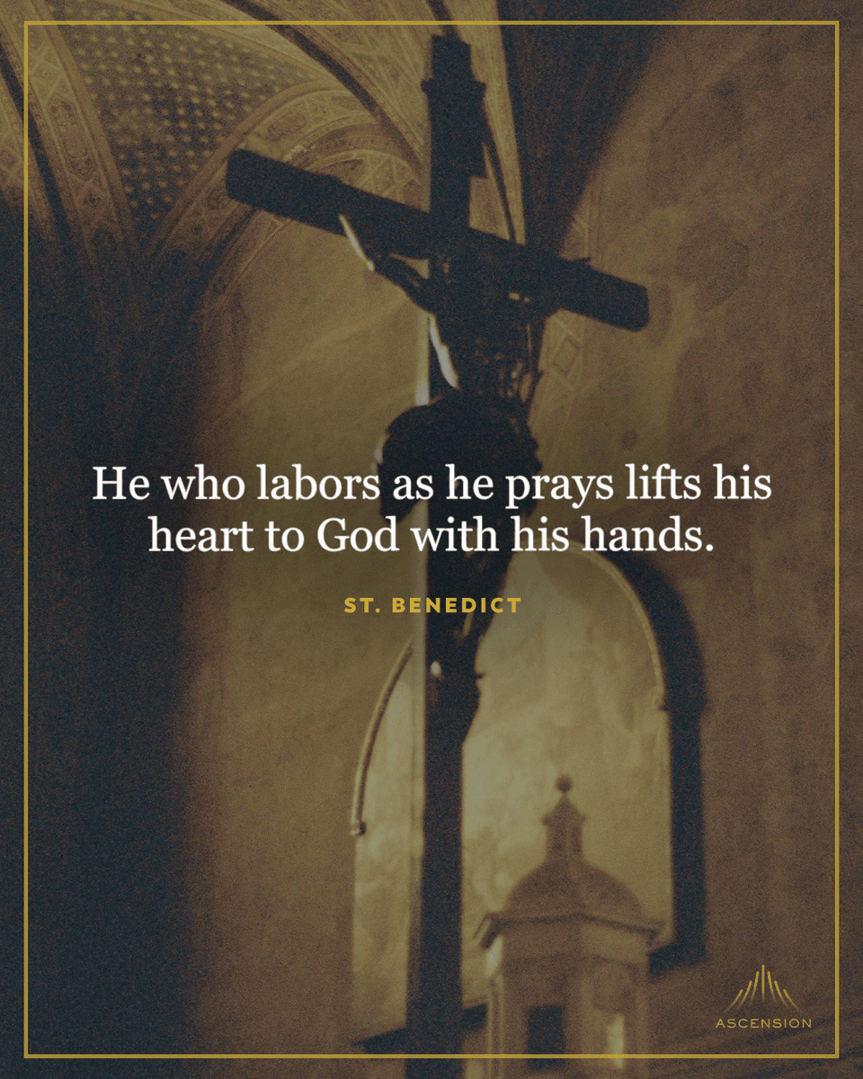 Happy feast day of St. Benedict!