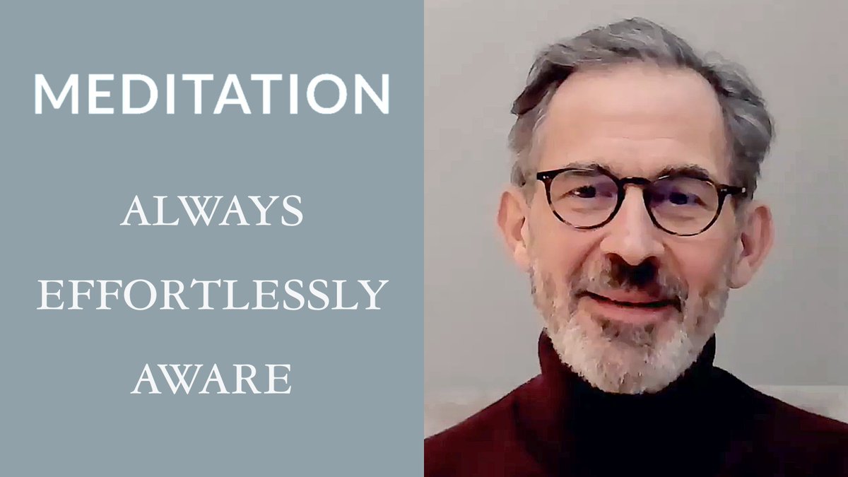 In his latest guided meditation Rupert points to the fact we cannot practise being aware – effortless awareness is what we essentially are already. Watch the full video here on YouTube: youtu.be/8b3MseHTWjg