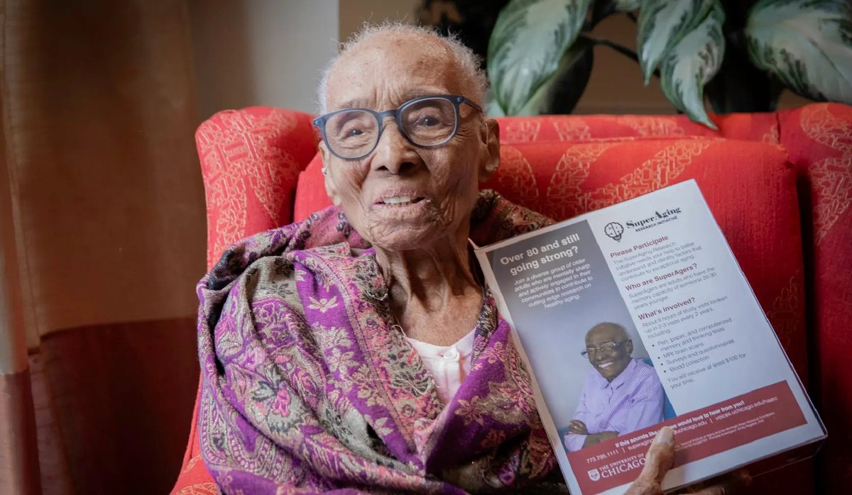 As we approach Edith Renfrow Smith’s 111th birthday next week, we’re celebrating her legacy as SuperAging Research Initiative's oldest SuperAger. A trailblazer, teacher, and lifelong learner, she continues to inspire us all with her strength and sharp mind.