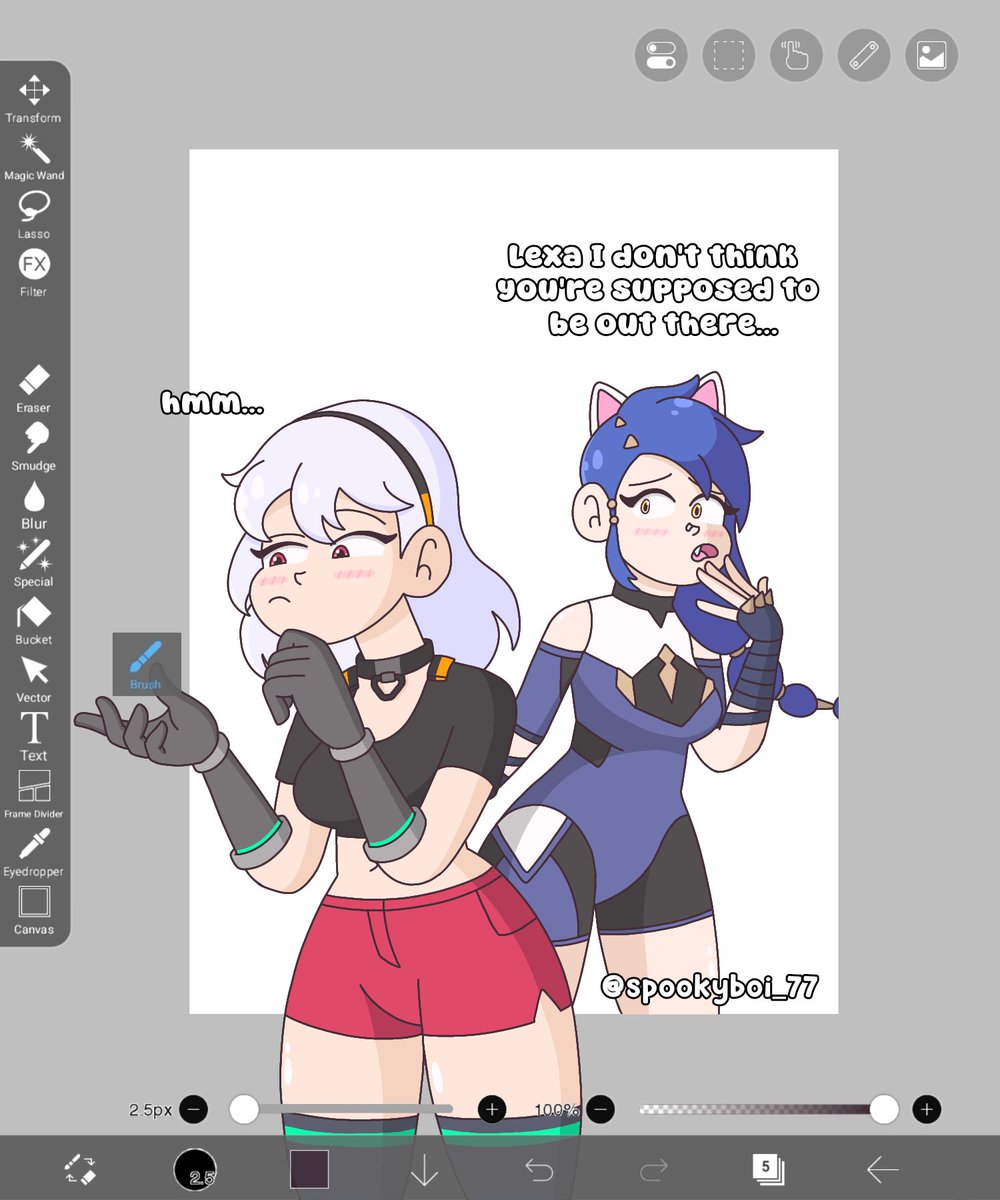 well this is rather strange isn't it? 😨

#Lexa #Erisa #FortniteArt #Fortnite #フォートナイトイラスト #FortniteSuper