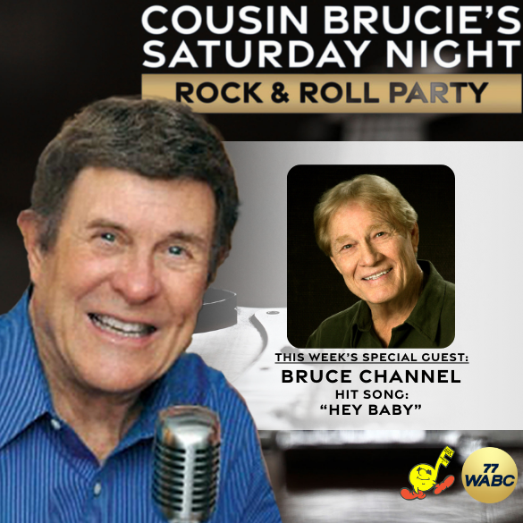 77WABCradio's tweet photo. Coming up at 6PM: Cousins… this Saturday night’s special guest is #BruceChannel!
You won't want to miss this interview! Also, Cousin Brucie will play the hits of the 50s, 60s & 70s!
Listen on the 77 WABC app or on https://t.co/jeGP6Mbidb! https://t.co/ybvnXK4UTh
