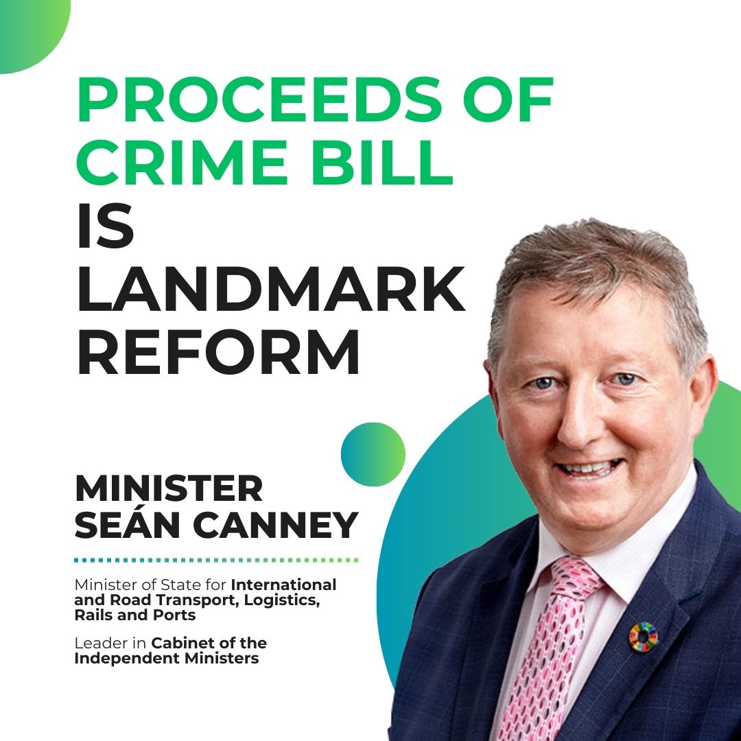 SeanCanney's tweet image. 🚨 Major step in fight against organised crime
Cabinet has approved the Proceeds of Crime Bill 2025 – the biggest reform in 30 years.
✅ Assets seized faster (7yrs ➡️ 2yrs)
✅ Freeze bank accounts on suspicion
✅ Funds go back to communities