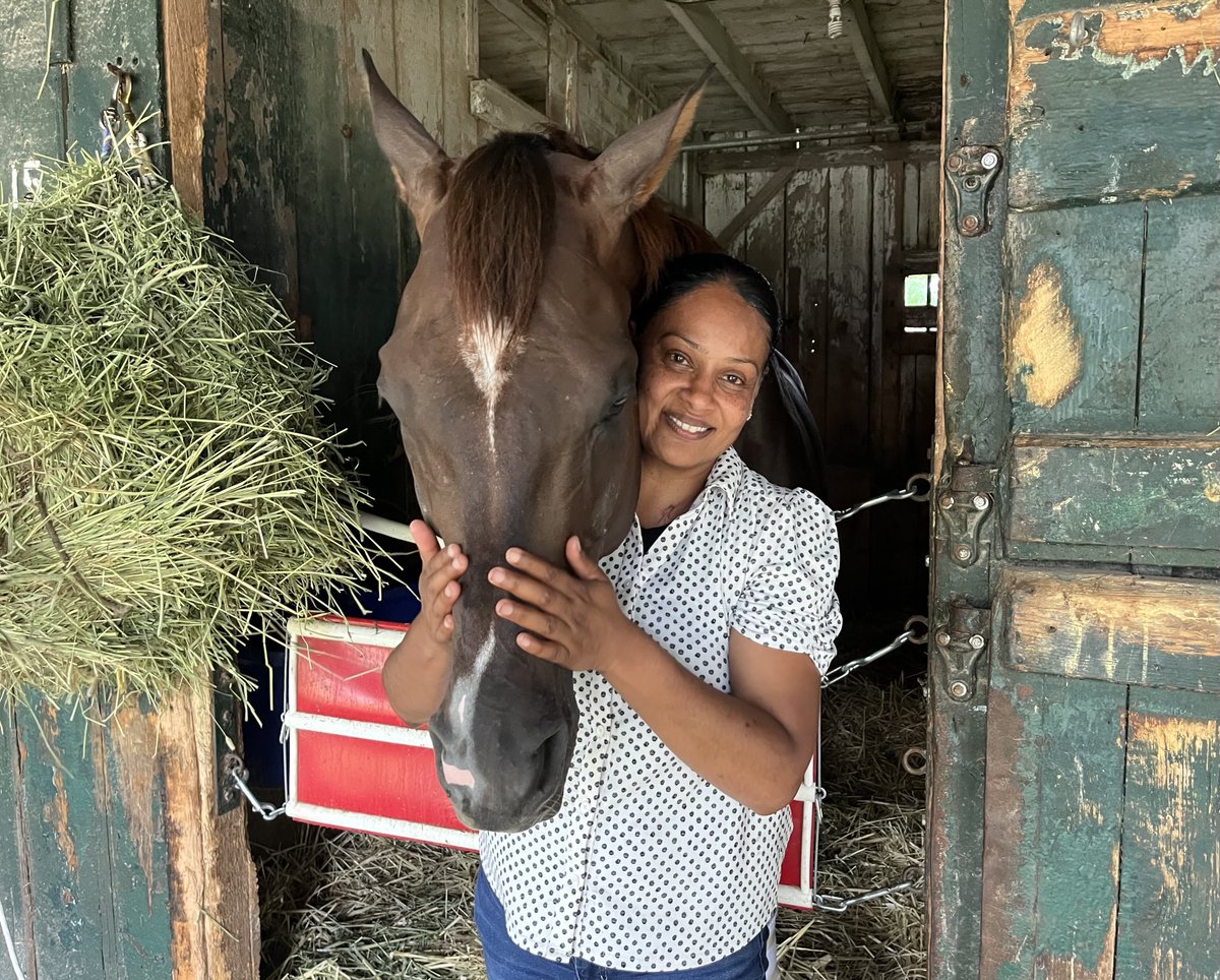 Lolita Shivmangal Trainer (@lolaraces) on Twitter photo 9th race is off the turf so Rock The Weekend is IN ✅ w <a href="/jockeykdavis/">Katie Davis McCarthy</a> up 🏇🏿 Let’s Get It! <a href="/RealBackstretch/">The Real Players Inside The Backstretch™️</a> #Saratoga 9th race is off the turf so Rock The Weekend is IN ✅ w <a href="/jockeykdavis/">Katie Davis McCarthy</a> up 🏇🏿 Let’s Get It! <a href="/RealBackstretch/">The Real Players Inside The Backstretch™️</a> #Saratoga