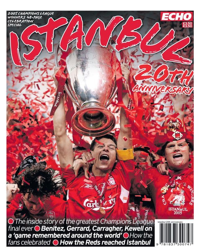 Liverpool Echo special,  ‘Liverpool FC: Istanbul 20 years’ #LFC available to order via the link 👇
shop.regionalnewspapers.co.uk/liverpool-fc-7…