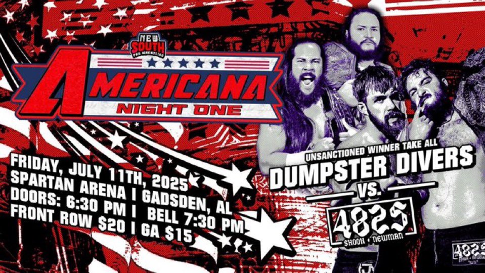 IWTV World Tag Team title match tonight.
Nobody is ready.
That’s 4825.
That’s new champs.