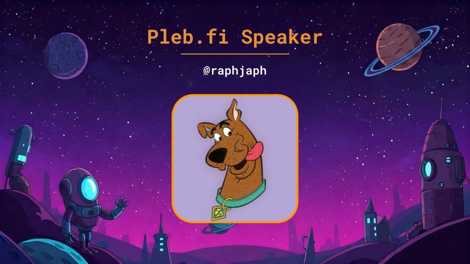 pleb.fi (@plebfi) on Twitter photo We are thrilled to announce <a href="/raphjaph/">raph</a> as a speaker to Plebfi Metaprotocols!
What's he talking about? Probably ordinals. Probably runes. Definitely something you plebs will like. 
The only way to find out? Come to Plebfi! We are thrilled to announce <a href="/raphjaph/">raph</a> as a speaker to Plebfi Metaprotocols!
What's he talking about? Probably ordinals. Probably runes. Definitely something you plebs will like. 
The only way to find out? Come to Plebfi!