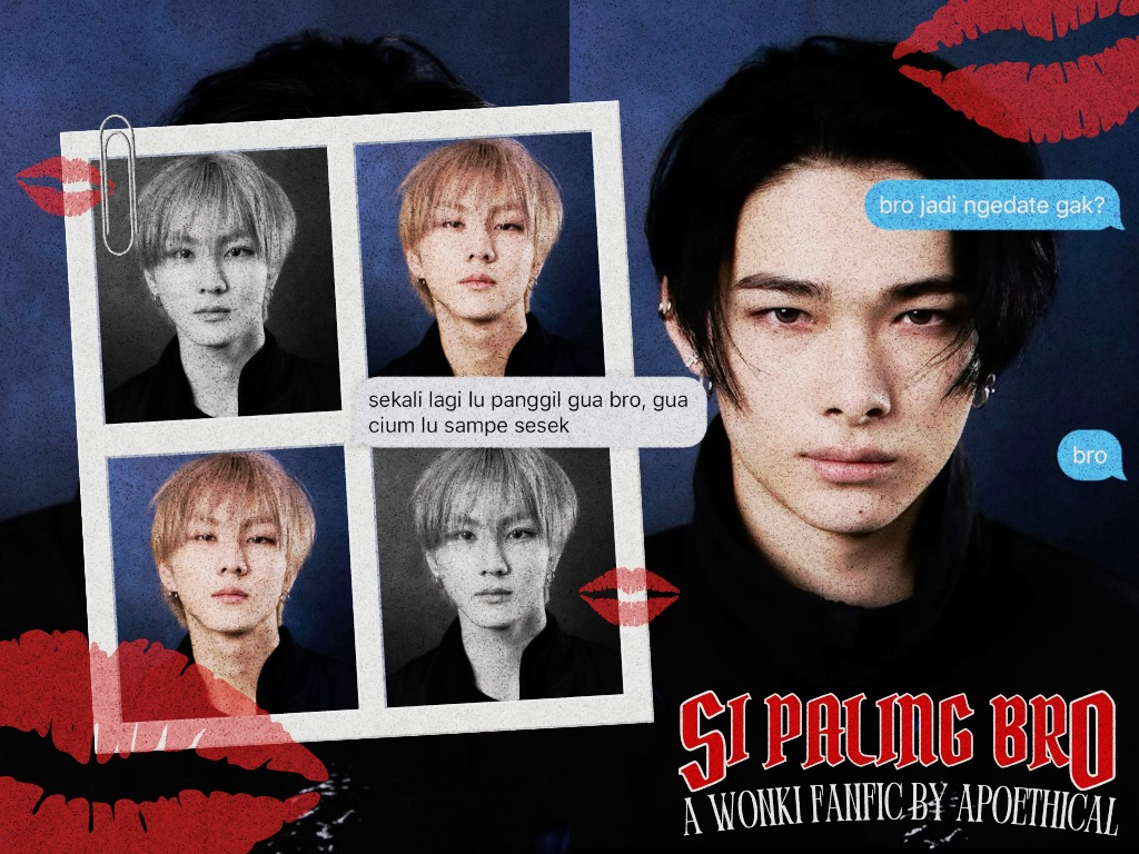 apoethical's tweet photo. a wonki fanfic.
"Si Paling Bro!"

Johannes (jw) paling sebel kalo dipanggil "bro" sama sahabatnya, Riki (nk). Gak paham juga kenapa dia harus marah, they're homeboys anyway. https://t.co/Yr6U9d3GX0