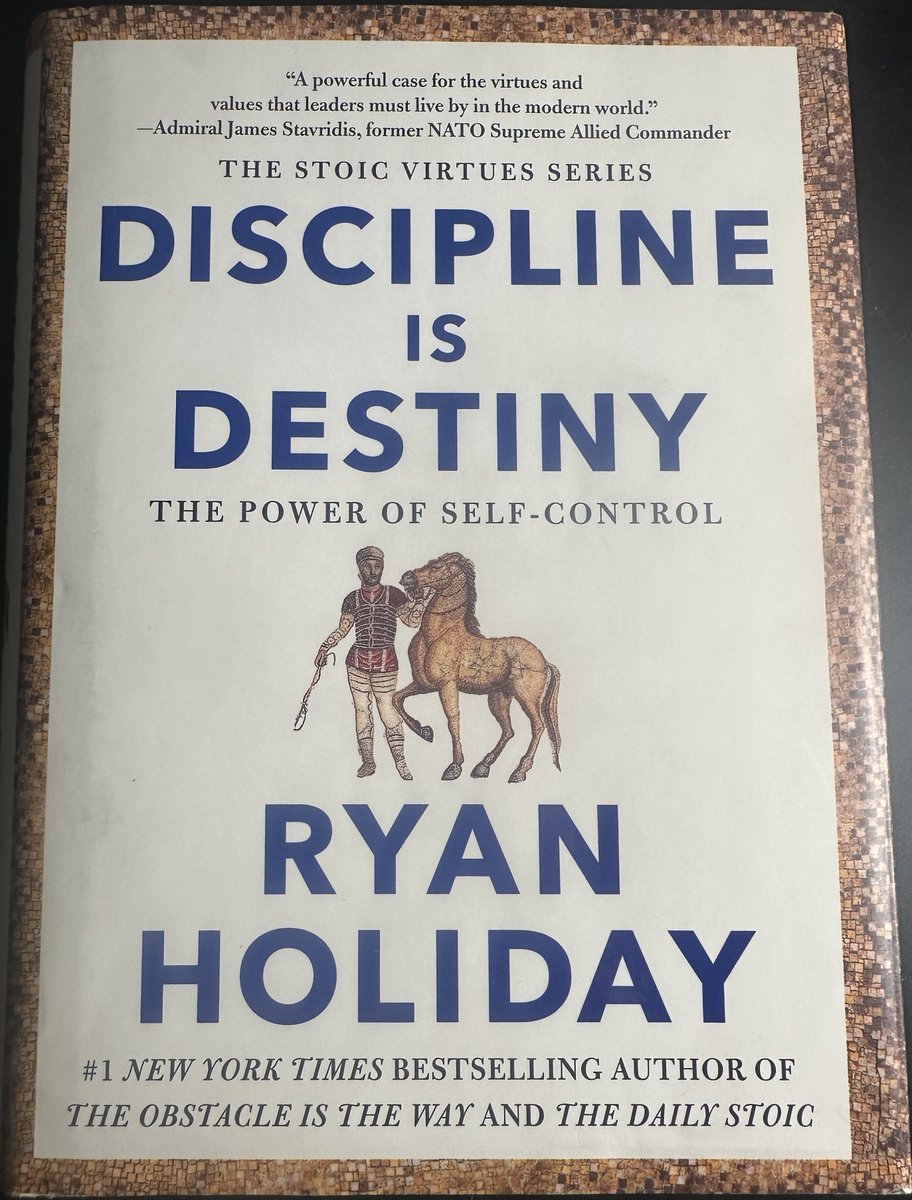 Nothing has had a bigger impact on my life than learning discipline.

I picked up this book because the title says everything I’ve learned over the last few years.

Discipline really is destiny.

Not in a motivational way.

But in the quiet, daily decisions that shape who you