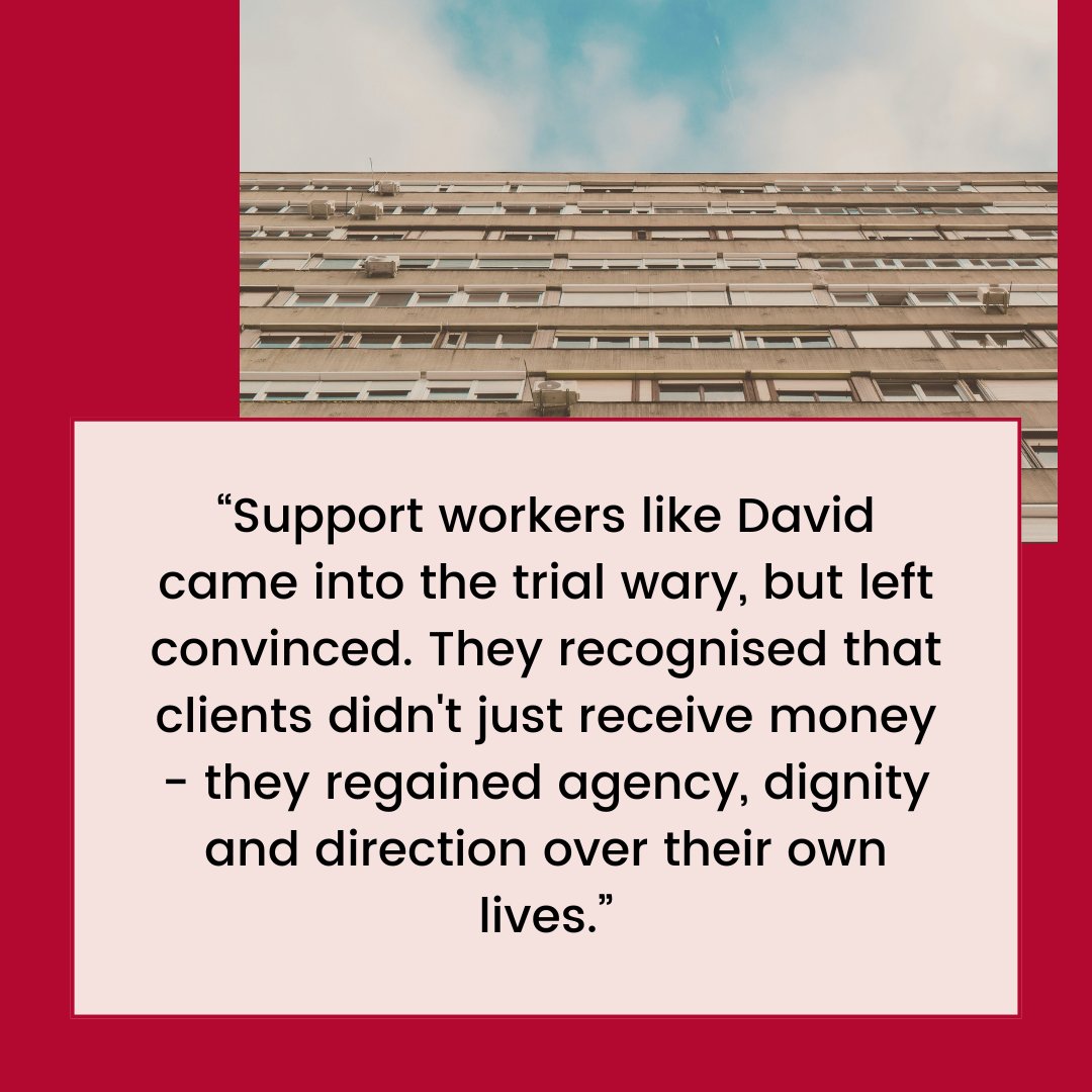 We partnered with Centre for Homelessness Impact on the Personal Grants Project. They have published a blog titled "Trust, autonomy and the power of yes: Frontline reflections from a cash transfer pilot", reflecting on the first phase of the project. 

Read it here: