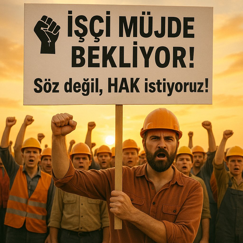 Bu ülkenin yükünü omuzlayan kamu işçisine reva görülen 1+1 zam teklifi midir?
Hakkımızı almadan bu masa kapanmaz!
#işçimüjdebekliyor
<a href="/mahmutarslan06/">mahmut arslan</a> <a href="/devletsert/">Devlet Sert</a> <a href="/isikhanvedat/">Prof. Dr. Vedat Işıkhan</a> <a href="/memetsimsek/">Mehmet Simsek</a> <a href="/RTErdogan/">Recep Tayyip Erdoğan</a>