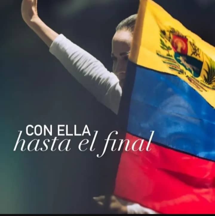 gusipati19's tweet photo. #ULTIMAHORA Hasta el final 🇻🇪 con nuestra máxima líder @MariaCorinaYA https://t.co/FLKKzmdHsZ