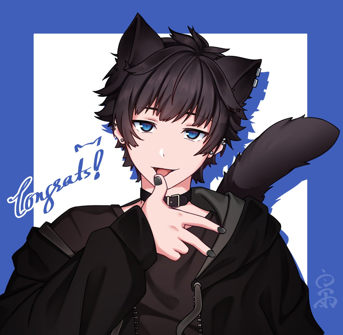 Happy debut, bro!! 😭😭😭 <a href="/Fuu_Enju/">Fuu Enju 🐈‍⬛ Stray Cat VTuber</a> 

#ENVtuber #Vtuber