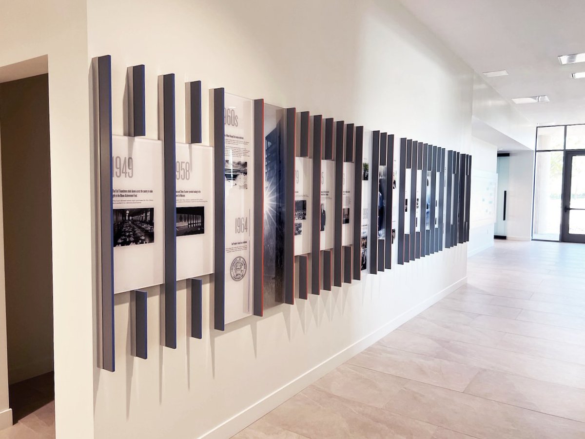 jackporterinc's tweet image. How do you unite three distinct campus identities in one donor recognition space? 

Take a look at our latest project with @UofI_Foundation, where interactive storytelling meets elegant design.

#DonorRecognition #ExperienceDesign #HigherEd